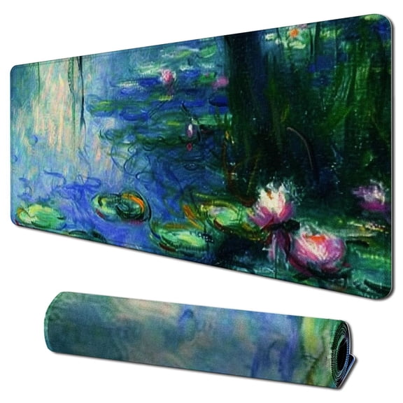 nygtbtfer Extra Large (X-Large) Size Non-Slip Rectangle Mousepad, Mouse Pad for Home, Office and Gaming Desk 31.5x11.8 in