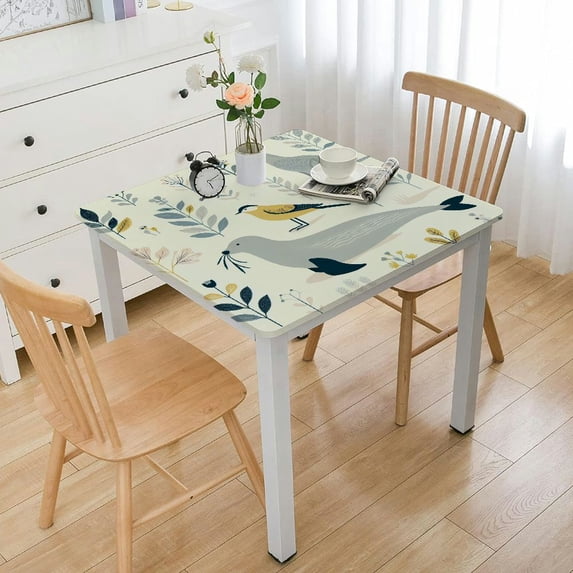 nygtbtfer Fabric Tablecloth, , and Stain and Wrinkle Resistant Spring Tablecloth