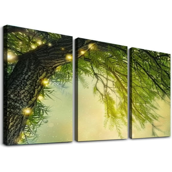 nygtbtfer Fantasy Landscapes SINGLE Canvas Art Print Box Framed Picture Wall Hanging Framed And Ready 12x16x3pcs