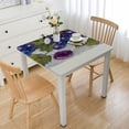 thumbnail image 1 of nygtbtfer Farm Harvest Rectangle Tablecloth, Waterproof Washable Table Cloth, Decorative Polyester Table Cover for Dining Room Kitchen , Autumn Grapes Harvest Blue Green Purple 46*46, 1 of 8