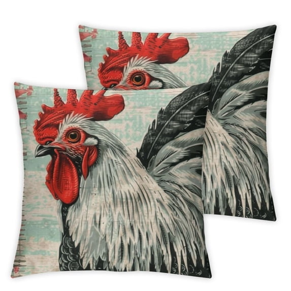 nygtbtfer Farm Throw Pillow Covers with Welcome Quote Decorative Pillow Case Poultry Linen Cushion Cover for Sofa Couch Home Decor White