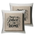 thumbnail image 1 of nygtbtfer Farmhouse Decorative Throw Pillow Covers with There’s No Place Like Home Saying Farmhouse Decor Pillowcase Home Decor Housewarming Gifts White, 1 of 7