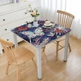 thumbnail image 1 of nygtbtfer Fitted Square Tablecloth, Elastic Edged Table Cover, Cloths Washable Polyester for Restaurants Indoor Outdoor Party Decor White, 1 of 7