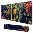 thumbnail image 1 of nygtbtfer Floral Crest Low Profile Thin Rubber Mouse Pad Mousepad 31.5x11.8 in, 1 of 6