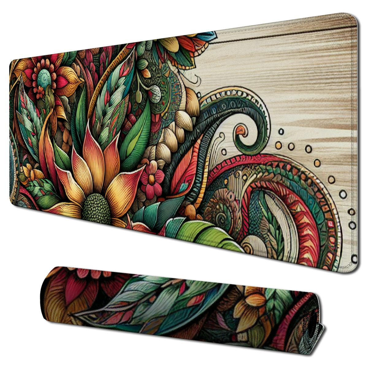 nygtbtfer Gaming Mouse Pad Custom Design, Vintage Background with Hand ...