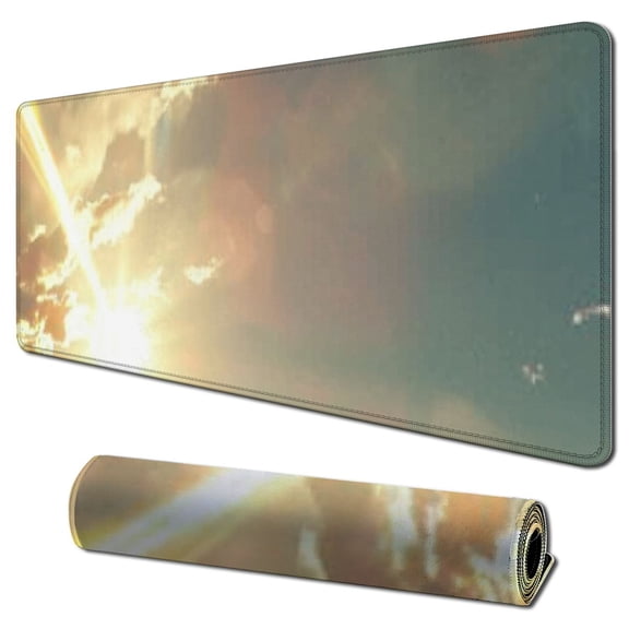 nygtbtfer Gaming Mouse Pad Custom,Jeremiah Bible Verse Gaming Non-Slip Rubber Large Mousepad Mat 31.5x11.8 in