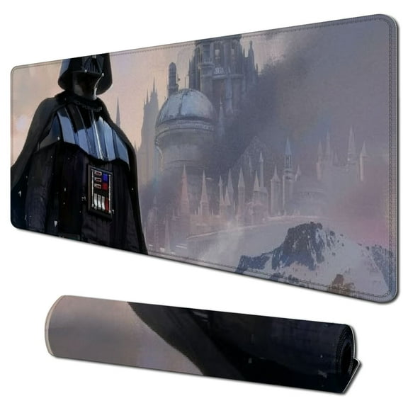 nygtbtfer Gaming Mouse Pad Large XXL White,Soft Mousepad with Anti-Slip Rubber Base &amp; Stitched Edges,Smooth Surface Laptop Desk Pad,Computer Keyboard and Mice Combo Pads Mouse Mat, 31.5x11.8 in