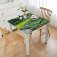 thumbnail image 1 of nygtbtfer Green Tablecloth, Landscape Printed Tablecloth Polyester Washable Personalized Table Cover Kitchen Restaurant Party Decoration,  36*36, 1 of 8