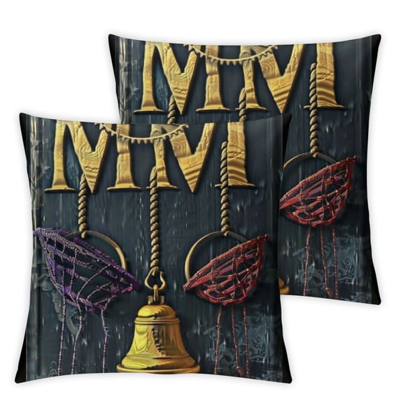 nygtbtfer Halloween Throw Pillow Cover Witches Amuck I Put a Spell on You Party Pillowcase Sanderson Sisters Home Decorations Cushion Case for Sofa Couch Set of 2 White