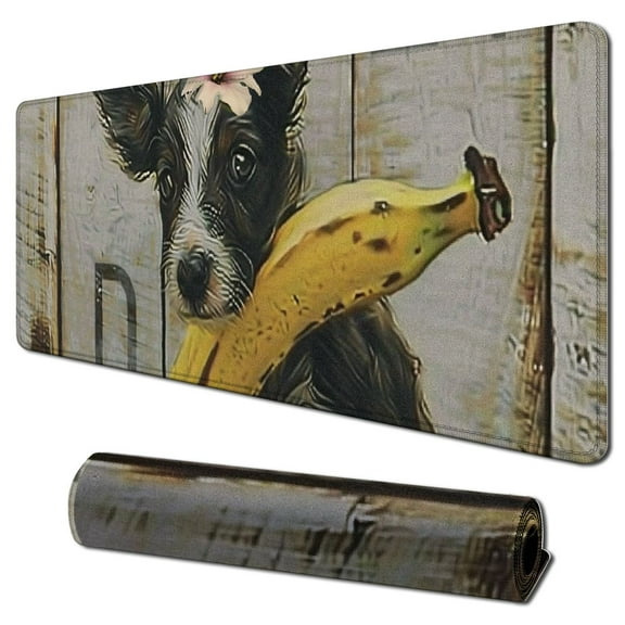 nygtbtfer  Hay Girl Hay Farmhouse Rustic Cow Mousepad  Non-Slip Rubber Base Square Mouse Pads for Computers Laptop Office Home Dorm Desk Decor,Gifts for Cow Lovers Girls 31.5x11.8 in