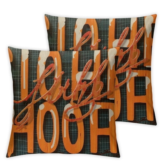 nygtbtfer Hello Sunshine Pillow Cover Summer Orange Lumbar Cushion Cover Farmhouse Decorations Pillowcases for Sofa Couch White