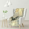 thumbnail image 1 of nygtbtfer Hunting Duck Throw Blanket, Scenery Flannel Blanket Plants Blankets for Kids Girls Men Room Decor,Nature Lake Life Sherpa Blanket,for Chair/Sofa 50x60in, 1 of 6