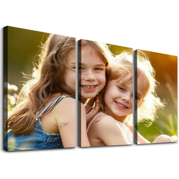 nygtbtfer I Love My Laser Engraved Faux Leather Leatherette Wall Hanging/Tabletop Mother's Day Black Group Family Christmas Horizontal Landscape Photo Frame 12x16x3pcs