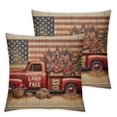 thumbnail image 1 of nygtbtfer  Independence Day American Flag Pillow Covers 4th of July Patriotic Star Stripes Throw Pillow Case Truck God Bless America Decor Pillow Case Cushion Cover for Home, White, 1 of 7