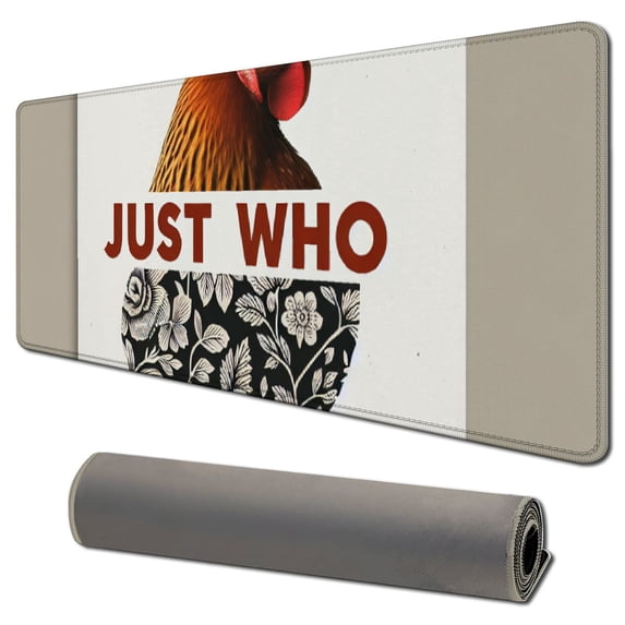 nygtbtfer Just A Girl Who Loves Chickens Mouse Pad,Watercolor Farm Animal Chicken Hen Non-Slip Rubber Base Mousepads for Home Office College Dorm Desk Decor,Gifts for Chicken Lovers Girls