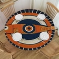 thumbnail image 1 of nygtbtfer Mandala Sun Painting Round Tablecloth Round Fitted Table Cover with Elastic Edge Washable Outdoor Circle Table Cloths for Kitchen Dining Party Picnic Indoor Patio Decor  38-42, 1 of 8