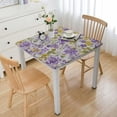 thumbnail image 1 of nygtbtfer  Mauve Tablecloth, Retro Style Floral Petals Love Natural Beauty Nostalgic Soft Plants Artwork, Dining Room Kitchen Rectangular Table Cover, Violet Purple, 1 of 7