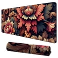 thumbnail image 1 of nygtbtfer Modern Floral Desk Mat,Colorful Flowers Extended Gaming Mouse Pad,Large Non-Slip Rubber Base Mousepad with Stitched Edges,Waterproof Mouse Mat Desk Pad for Office Game Home 31.5x11.8 in, 1 of 6
