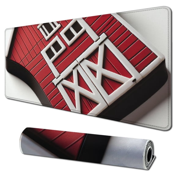 nygtbtfer Mouse Pad - Barn Farm Red Farm House Countryside Rural