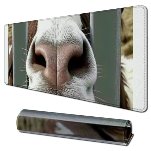 nygtbtfer Mouse Pad - Farm Animal Horns