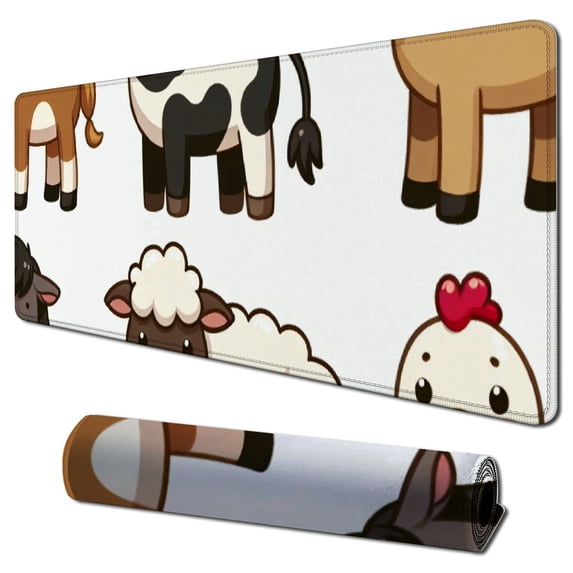 nygtbtfer Mouse Pad - Farm Farm Pack Farm Flower 31.5x11.8 in