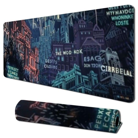 nygtbtfer Mouse Pad Large Gaming Mouse Pad Mat Extended Size Mousepad for Computer Desktop PC Laptop Keyboard Pad Desk Pad with Anti-Slip Rubber Mat Base 31.5x11.8 in