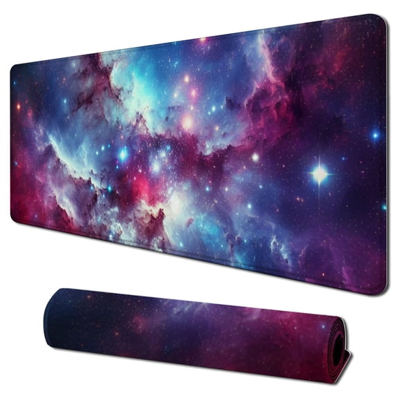 nygtbtfer Mouse Pad, Large Mouse Pad , Big Extended Computer Keyboard Desk Pad for Laptop with Stitched Edges, Waterproof Mousepad for Gamer Home&Office -