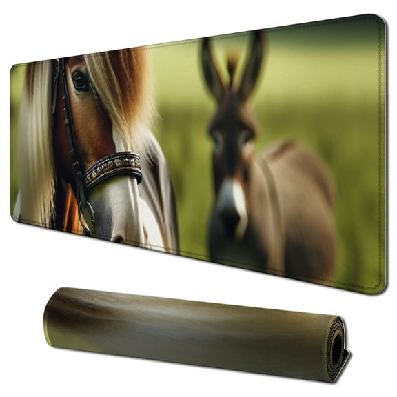 nygtbtfer Mouse Pad - Mammal Farm Grass Horse