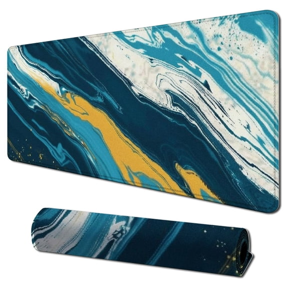 nygtbtfer Mouse Pad, Texture Mouse Pad Non-Slip Rubber Base Desk Mat, Large Extended Mousepad Protector for Home Office 31.5x11.8 in