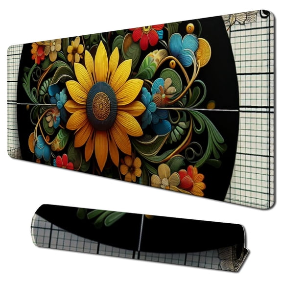 nygtbtfer Mouse Pad with Wrist Rest Support, Cute Custom Gaming Made Non Slip Rubber Base Mousepad, Ergonomic Mouse Wrist Rest Pad Computer Laptop Mousepad 31.5x11.8 in