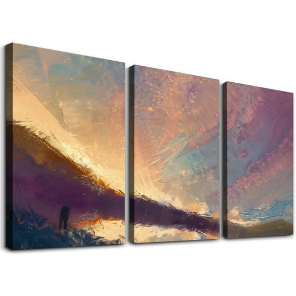 nygtbtfer - Oil Painting Boat Sailing Landscapes MULTI Canvas Art Print Box Framed Picture Wall Hanging - Hand Made In The UK - Framed And Ready To Hang 12x16x3pcs
