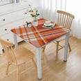 thumbnail image 1 of nygtbtfer Orange Red Table Cloth Thanksgiving Round Tablecloth Fall Tablecloth for Parties Dining Table Living Room Kitchen Decor, 1 of 7