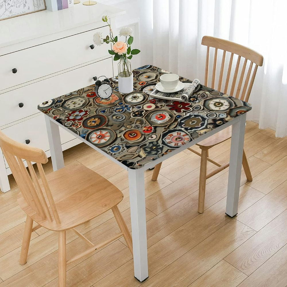 nygtbtfer Outdoor Tablecloth with Umbrella Hole & Zipper, Rectangle ...