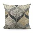 thumbnail image 1 of nygtbtfer Outdoor Throw Pillow Cover Abstract Modern Geometric Stripe Art Waterproof Cushion  Pack Brown Black Gray Pillow Cases Home Decoration for Patio Garden Couch Sofa, 1 of 5