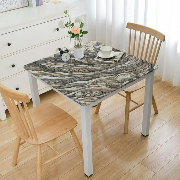 nygtbtfer Oval Tablecloth,Spring Ribbons and Bows Damask, Wrinkle and Stain Resistant Fabric Table Cloth, Sage Green