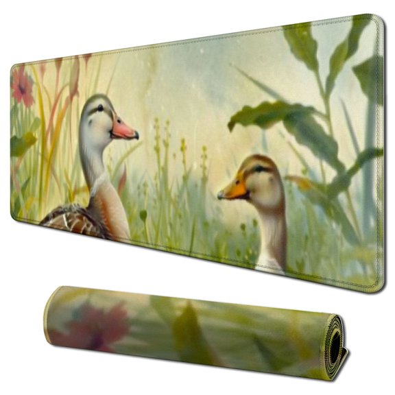 nygtbtfer Oversized Gaming Mouse Pad Extended Computer Mouse Pad on The Farm Grass Office Desk Mat with Non-Slip Backing for Laptop Desktop Keyboard 31.5x11.8 in