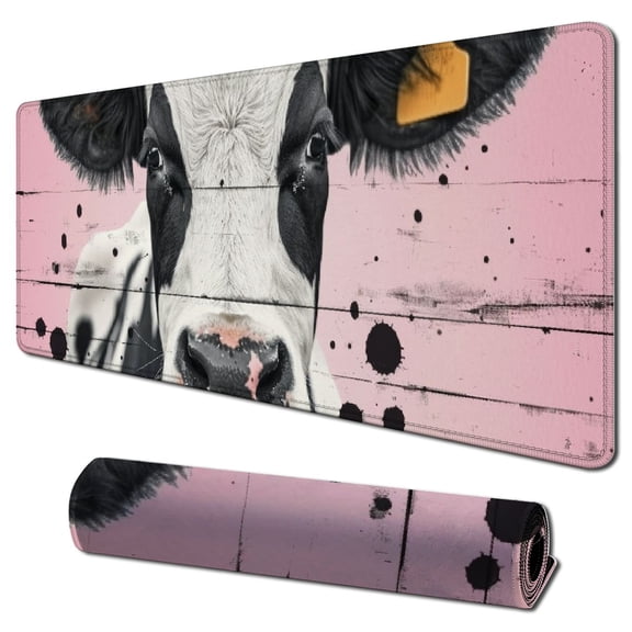 nygtbtfer Oversized Gaming Mouse Pad Extended XXL Computer Mouse Pad Interesting Text Office Desk Mat with Non-Slip Backing for Laptop Desktop Keyboard 31.5x11.8 in