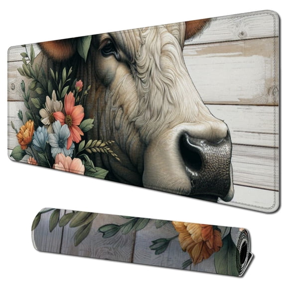 nygtbtfer Oversized Gaming Mouse Pad Extended XXL Computer Mouse Pad Interesting Text Office Desk Mat with Non-Slip Backing for Laptop Desktop Keyboard 31.5x11.8 in