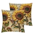 thumbnail image 1 of nygtbtfer Pack of 2 Says You are Decorative Square Throw Pillow Covers Set of 2 Cushion Case for Couch Sofa Bed Bedroom Living Room Home Yellow Decor White, 1 of 7