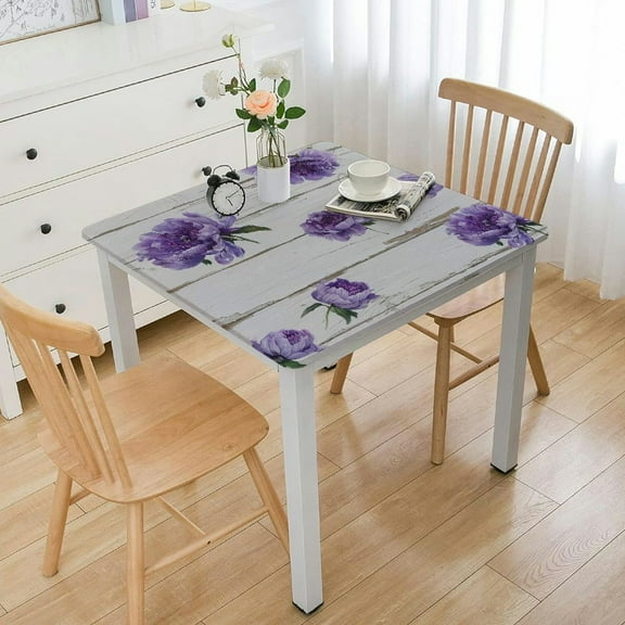 nygtbtfer Party Decorations Tablecloth, Disposable Party Tablecover, Flower Theme Bridal Wedding Table Cloth