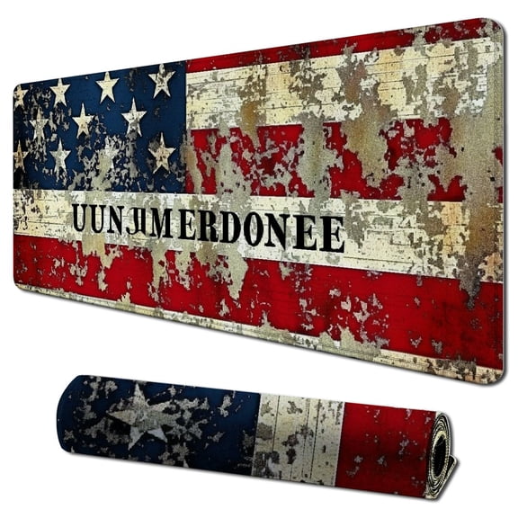 nygtbtfer Patriotic Pledge of Allegiance USA Flag Mouse Pad for Laptop, PC, Gaming Home or Office 31.5x11.8 in