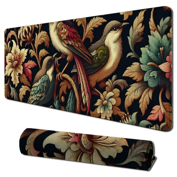 nygtbtfer Persian Rug Mouse Pad Mat Big and Mouse Tight Weaving Process Washable Funny Design Pattern Pretty Farmhouse Computer Rectangle Supplies Colorful Trendy Must Kids Table Decor 31.5x11.8 in