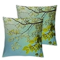 thumbnail image 1 of nygtbtfer Pillow Cases for Bed Bedding Decoration Wild Leaf Scenery Trunk Colour Forest Trees Nature Green Sunlight Natural Daylight Pillowcase Soft Decorative 22x22in, 1 of 7