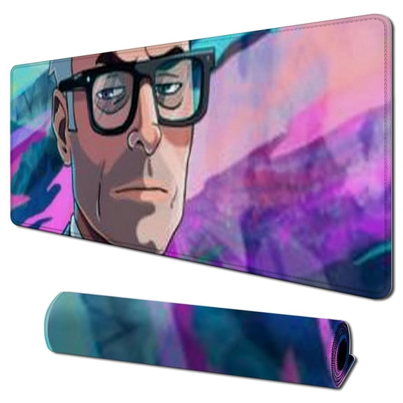 nygtbtfer  Professional Gaming Mouse Pad, Custom Design Stitched Edges Waterproof Non-Slip Rubber Base Mousepad Great for Laptop, Computer &amp; PC 31.5x11.8 in