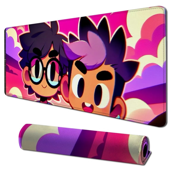 nygtbtfer Professional Gaming Mouse Pad, Custom Design Stitched Edges Waterproof Non-Slip Rubber Base Mousepad Great for Laptop, Computer &amp; PC 31.5x11.8 in