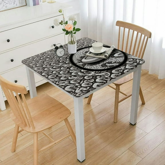 nygtbtfer Rectangle Coffee Theme Tablecloth Stainproof Tablecloths, Wipeable Table Cloth Wrinkle-Free for Round/Rectangle/Oval/Square/Dining/Party/Wedding, Retro Plaid Coffee Beans