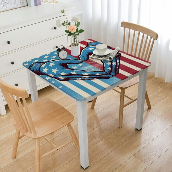 nygtbtfer Round Table , Reusable Table Cloth Round Fitted Vinyl Tablecloth with Elastic Edged for Parties Outdoors, Love Heart Gesture Background