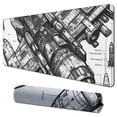 thumbnail image 1 of nygtbtfer Sci-fi Control Console Display Desk Mat, Large Mouse pad for Desk, Gamer Mouse pad, Laptop Pad Mat, Game Mat, Gaming Computer Accessories, Gaming Room Decor, SciFi Gift KMH 31.5x11.8 in, 1 of 6