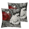 thumbnail image 1 of nygtbtfer Set of 2 Flower Throw Pillow Covers Decorative Pillow Covers Sofa Pillow Cover Pillow Case ( ) White, 1 of 7