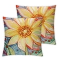 thumbnail image 1 of nygtbtfer Set of 2 Throw Pillow Cusion Cover Square Pillowcase for Bed Couch Chair Sofa Office Farmhouse Decor() 18x18in, 1 of 7